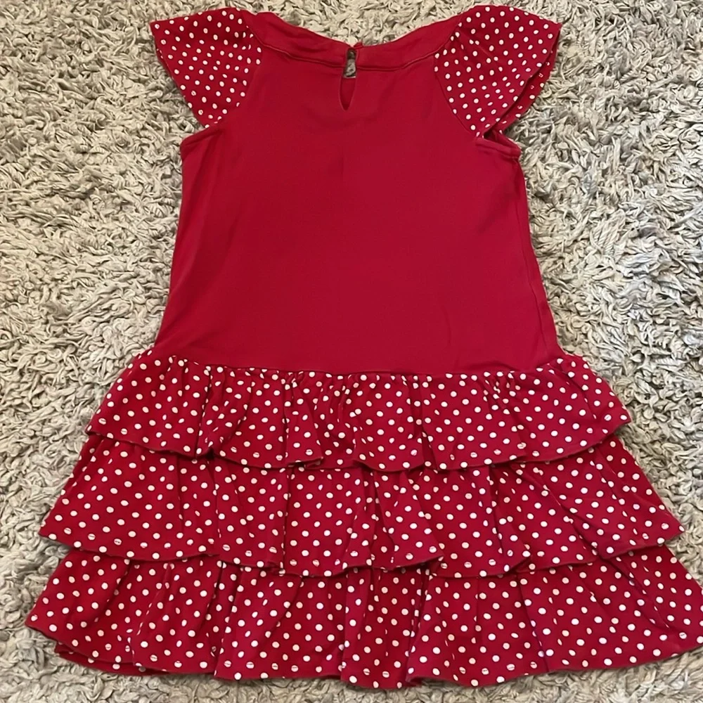 2012 Gymboree Polka Dot Ladybug Tiered Dress, Size 6